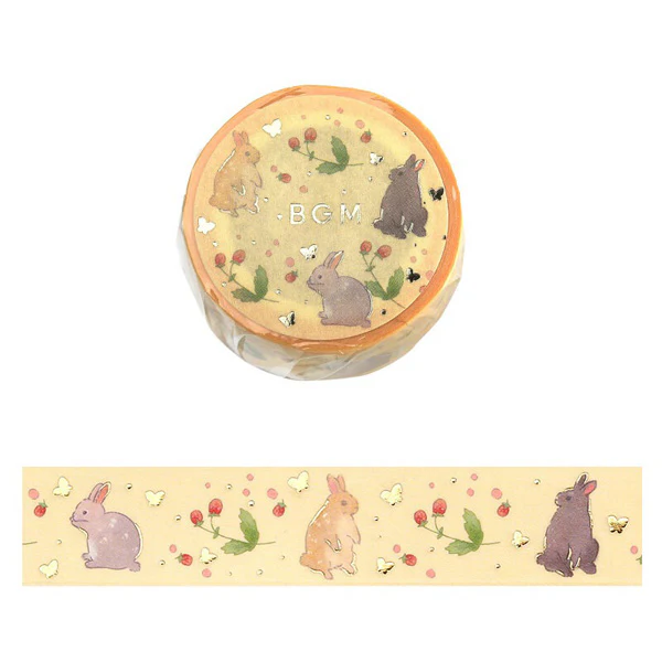 Washi Tape Rabbit - Raspberry - Image 2