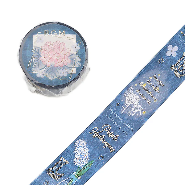 Washi Tape Romance In The Garden - Blue