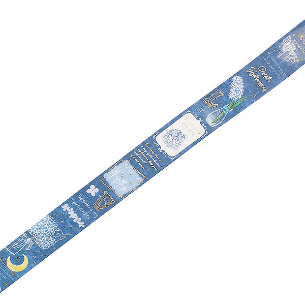Washi Tape Romance In The Garden - Blue - Image 2