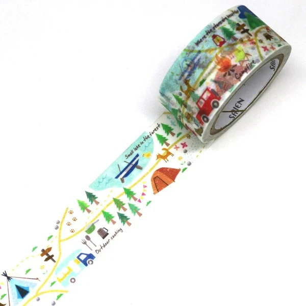 Washi Tape Saien - Camp Map - Image 3