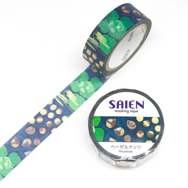 Washi Tape Saien - Hazelnuts