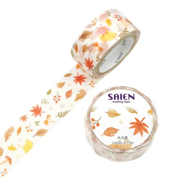 Washi Tape Saien - Leaves of Tree