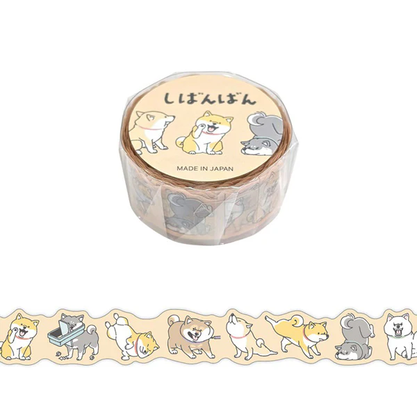 Washi Tape Shiba - Casual Days
