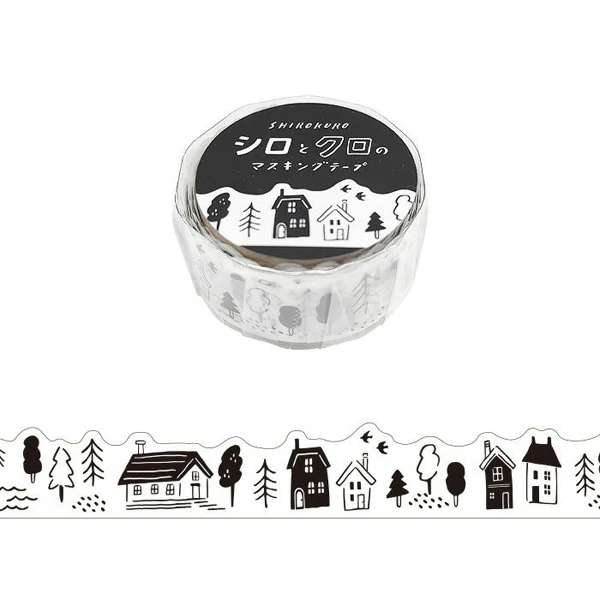 Washi Tape Shirokuro - Kurashi Black & White