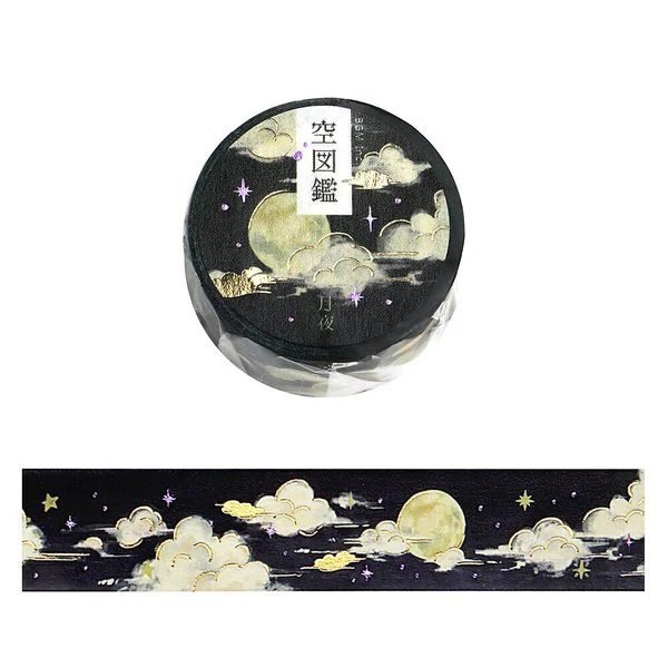 Washi Tape Sky Stars - Moonlit Night