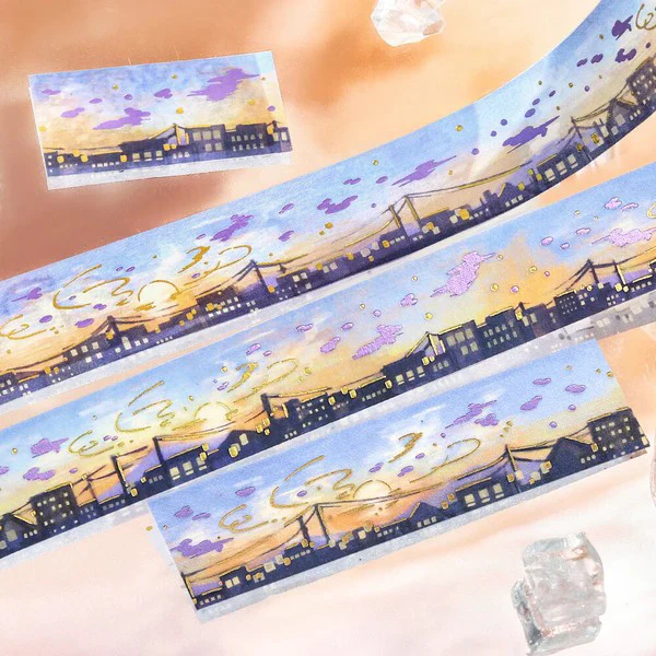 Washi Tape Sky Stars - Sunset - Image 3