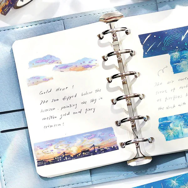 Washi Tape Sky Stars - Sunset - Image 4