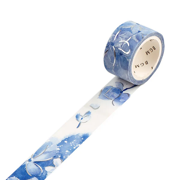 Washi Tape Watercolor Flower - Hydrangea