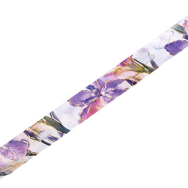 Washi Tape Watercolor Flower - Iris - Image 2