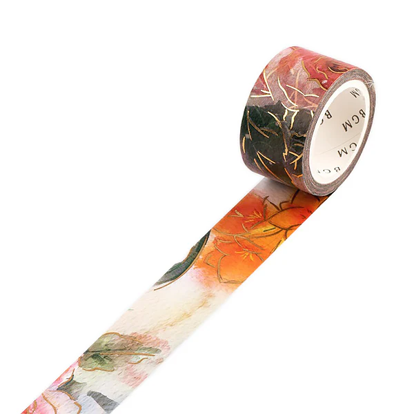 Washi Tape Watercolor Flower - Rose