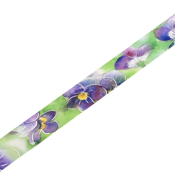 Washi Tape Watercolor Flower - Violet - Image 2