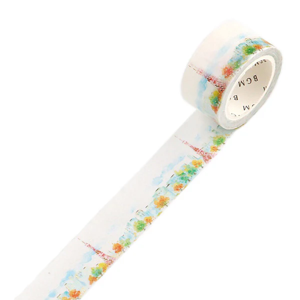 Washi Tape Watercolor - Tokyo Tower - Image 2