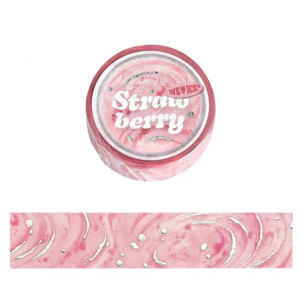 Washi Tape We Love Ice - Strawberry