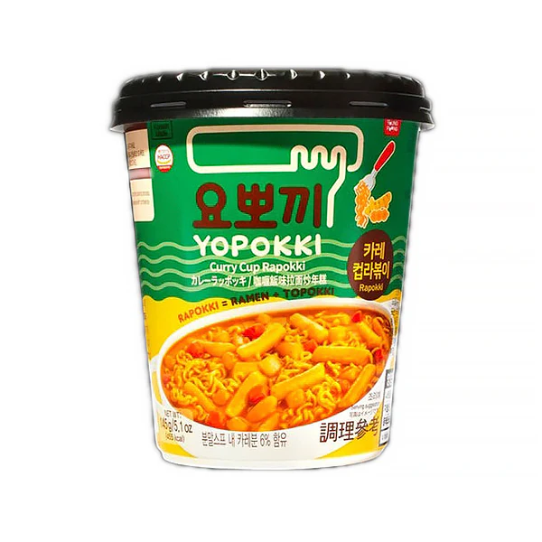 Yopokki Ramen Curry Cup Rapokki, 145g - Image 2